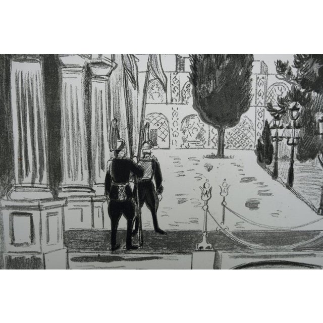 Modern Yves Brayer, L'entrée du Palais du Golestan, Lithograph For Sale - Image 3 of 8