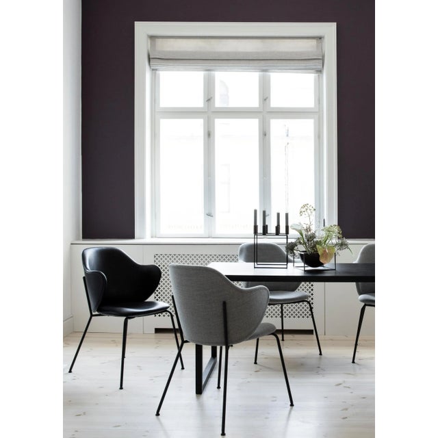 Mogens Lassen Dark Grey Fiord Lassen Chair by Lassen For Sale - Image 4 of 9