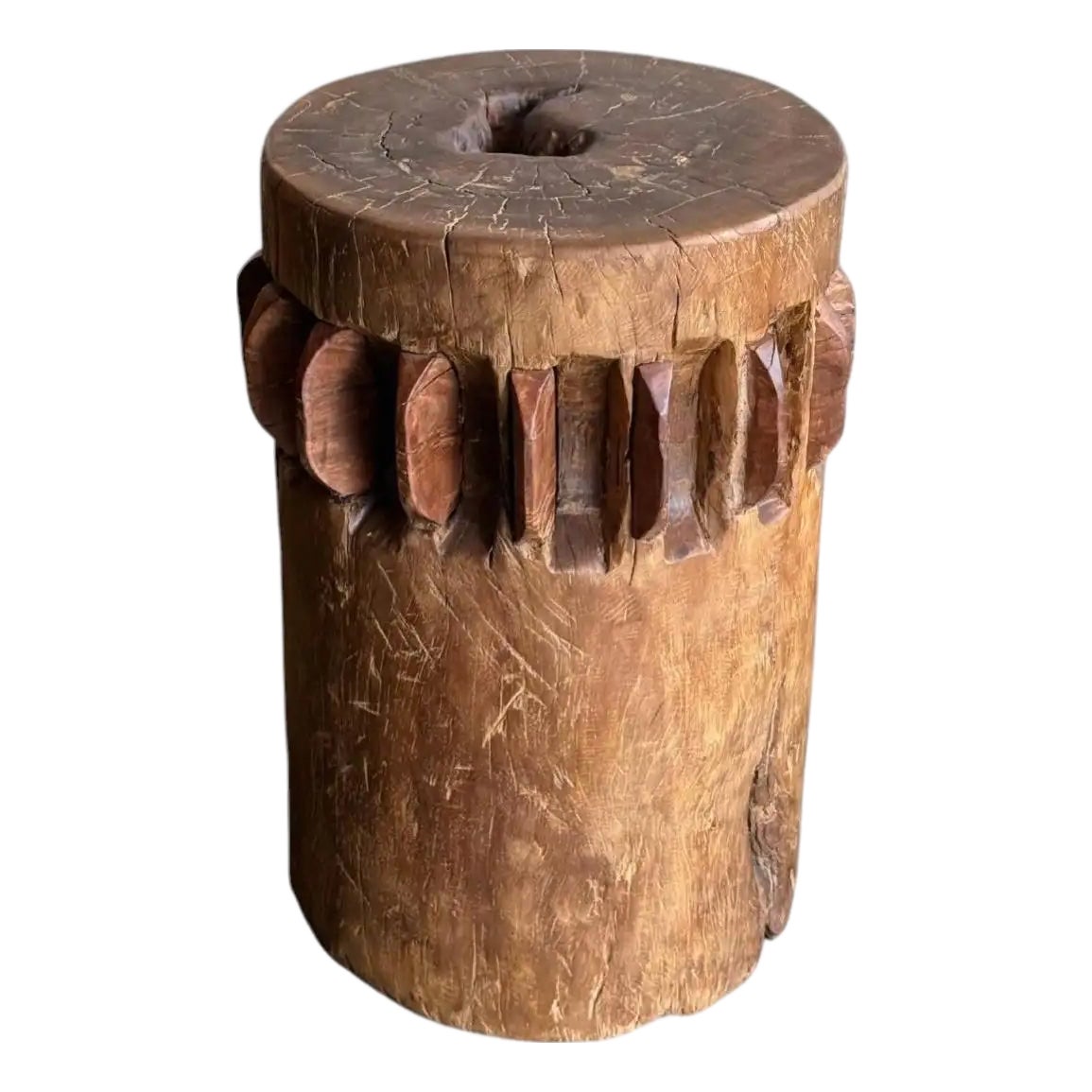 Solid Teak Sugar Cane Crusher / Grinder From Java, Indonesia C. 1970 ...