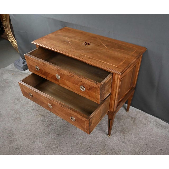 Louis XVI Style Marquetry Commode, 1900s For Sale - Image 13 of 18
