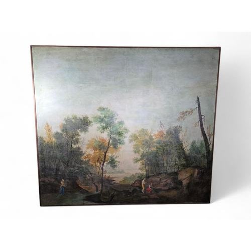 Italian Artist, Pastoral Scene, 1900, Oil on Canvas For Sale - Image 13 of 15
