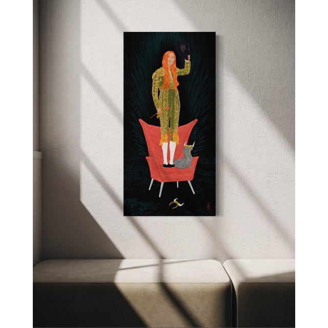 Catarina by Steve Moors 18"x36" Ready to Hang For Sale In New York - Image 6 of 8