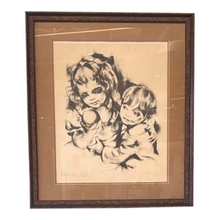 Vintage Signed Hyacinthe Kuller Artwork For Sale