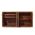 Wood Baker Furniture Deco Revival Walnut and Brass Credenza For Sale - Image 7 of 10