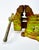Metal Vintage Columbian Bench Vise Cleveland Usa Layered Paint For Sale - Image 7 of 11