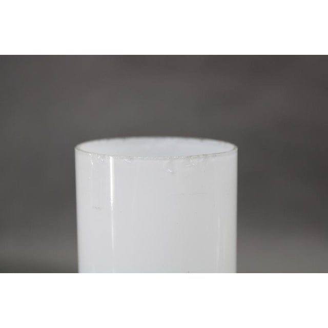 White Vintage Bauhaus Chrome and Milk Glass Tubular Wall Light, 1930s For Sale - Image 8 of 12