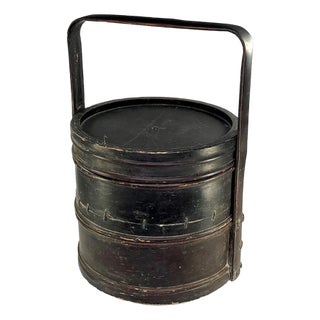 Antique Chinese Wooden Food Box For Sale