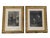 Figurative Scenes, 1800s, Engravings, Framed, Set of 2 For Sale