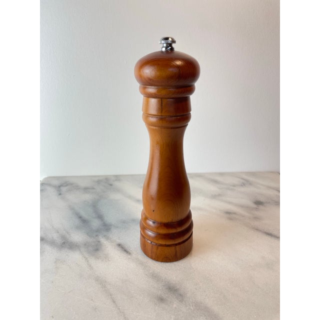 A Banton by Vic Firth high-quality solid turned wood pepper grinder. Known for their solid wood construction (often maple)...