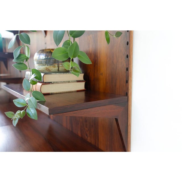 Vintage Danish Rosewood 5-Bay Modular Wall Unit by Poul Cadovius for Cado, 1960s For Sale - Image 18 of 18