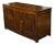 English Georgian 18th Century Elm Buffet with Two Doors, Iron and Brass Hardware For Sale
