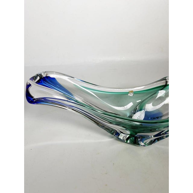 Glass Italian Glass Trinket Dish, 1970 For Sale - Image 7 of 10