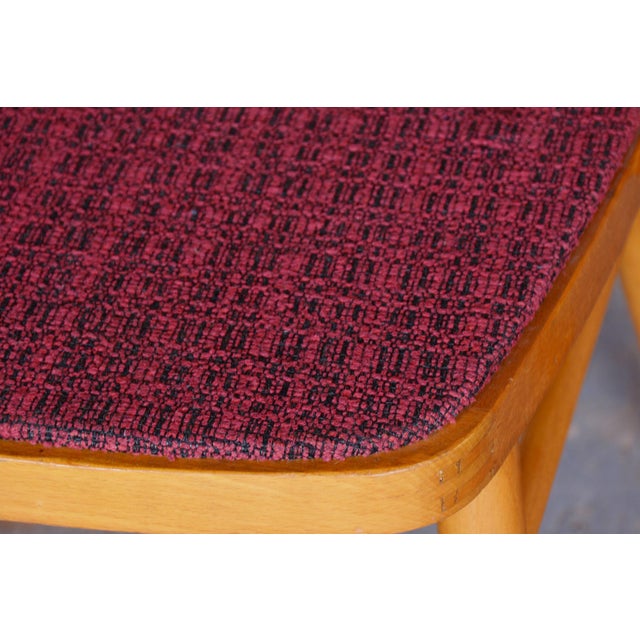 This set of four chairs from the 1960s, designed by Antonín Šuman and manufactured by Mier Topoľčany, is an outstanding...