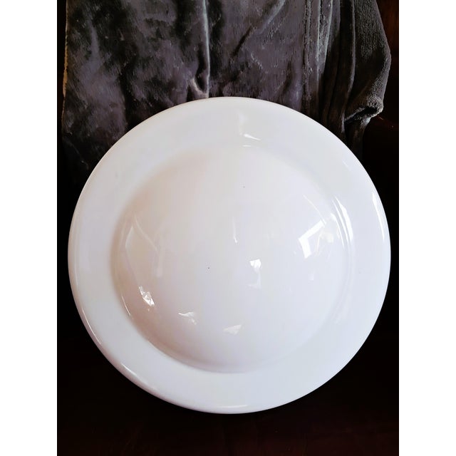 Art Deco Pendant Light in Opaline Glass, 1920s For Sale - Image 4 of 11
