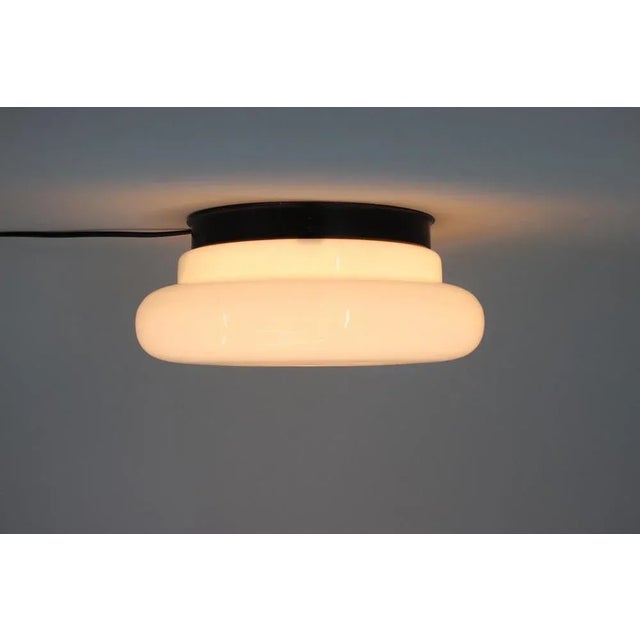 Mid-Century Modern Flush Mount, 1970s For Sale - Image 4 of 7