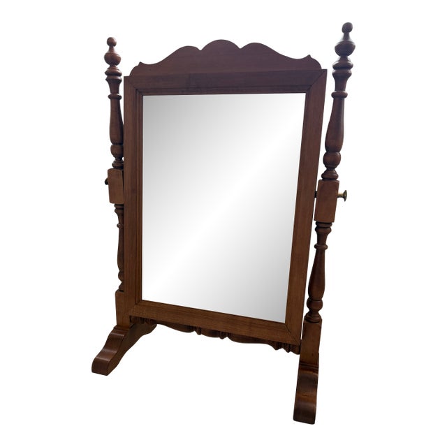 Vintage Tell City Chair Co. Tabletop Cheval Mirror For Sale