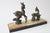 Art Deco Twin Deer Zamac Figurine on Marble Base, Europe, 1940s For Sale - Image 4 of 9