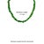 Early 21st Century Style Artisan 131 Ct Vibrant Green Jade Round Beaded Strand Necklace, 17" For Sale - Image 12 of 15