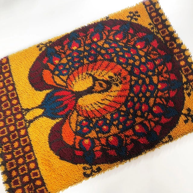 High Pile Rya Rug by Ege Rya for Taepper Deluxe, Denmark, 1970s For Sale - Image 15 of 18
