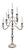 Large Metal 7-Branched Candelabra For Sale