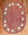 Textile Vintage Zabihi Collection Floral Botanical American Hooked Oval Size Rug - 6'8" x 9'7" For Sale - Image 7 of 9