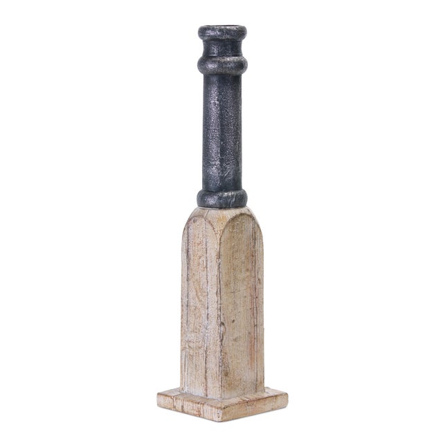 Modern Contemporary Assorted Candle Holder Sticks (Set of 4) For Sale - Image 3 of 5