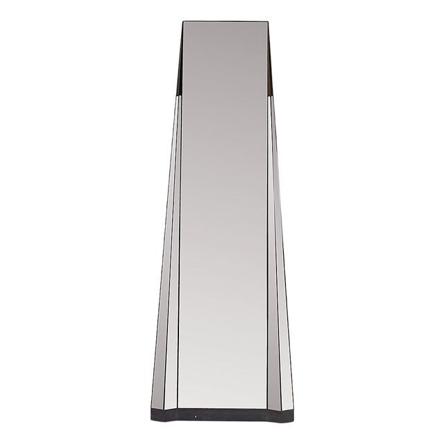 Art Deco Style Pyramid Floor Mirror, 20th Century For Sale