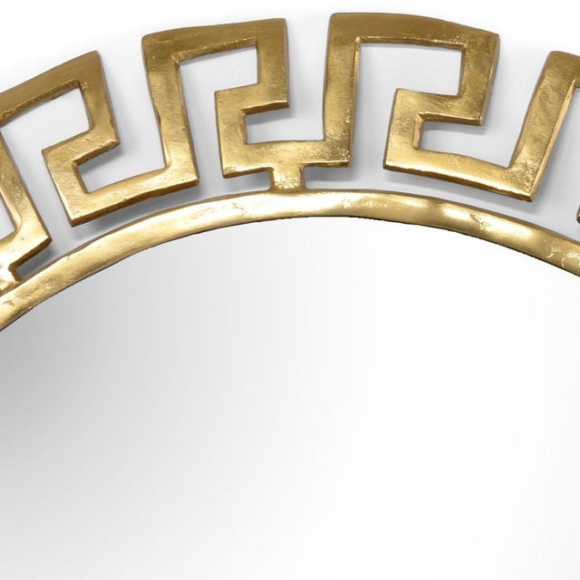 Cast aluminum with textured gold plated finish 40h x 40w x 2d