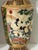 Vintage Chinese Satsuma Moriage Vase Hand Painted Cranes Floral Gold Gilt Set For Sale - Image 10 of 12