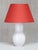 Feather Pattern Ceramic Table Lamp by Anna-Lisa Thomson for Upsala-Ekeby, Sweden, 1940s For Sale - Image 6 of 9