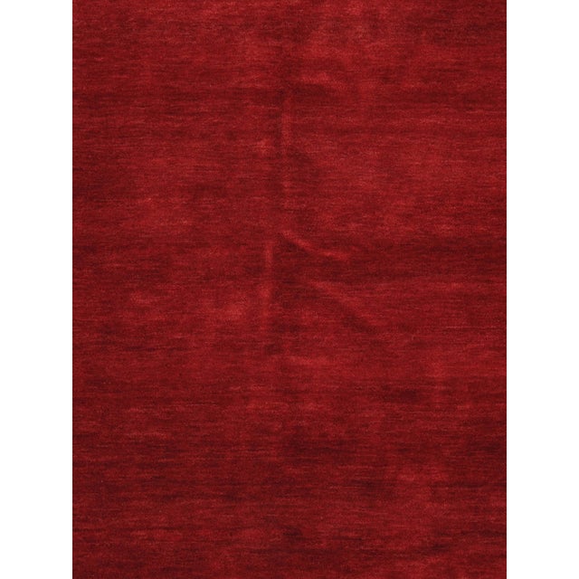 Contemporary 1980s Hand-Knotted Gabbeh Rug 8'1" X 10'2" For Sale - Image 3 of 5