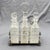 Sheffield Circa 1880 English Silver Plate & Cut Glass Cruet Set For Sale - Image 4 of 14