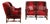 Large Louis XIII Sofas in Burgundy Red Velvet, 1900s, Set of 2 For Sale