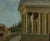 Francis Harding, Roman Ruins, Original Oil on Canvas, 17th Century For Sale - Image 3 of 5