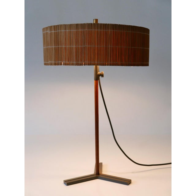 Mid-Century Modern Teak and Brass Table Lamp from Kaiser Leuchten, 1960s For Sale - Image 13 of 18