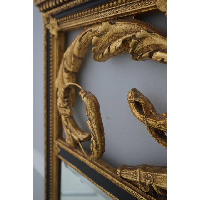 Friedman Brothers Large Gold Frame Regency Mirror For Sale - Image 9 of 12