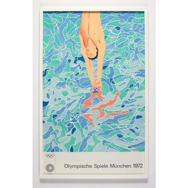 Paper Olympic Games Munich Poster by David Hockney, 1972 For Sale - Image 7 of 13