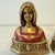 Metal 1940s Daison Metalliques 24k Gold Plated Cast Metal Dante & Beatrice Bookends For Sale - Image 7 of 12