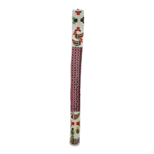African Yoruba Diviner's Beaded Wall Hanging Panel Sash 1950