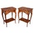 18th Century Style French Louis XV Marquetry Side Table or Nightstands, a Pair For Sale - Image 15 of 18