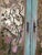 Aqua Vintage Armoire with Chinoiserie Panels, 1920s For Sale - Image 8 of 13