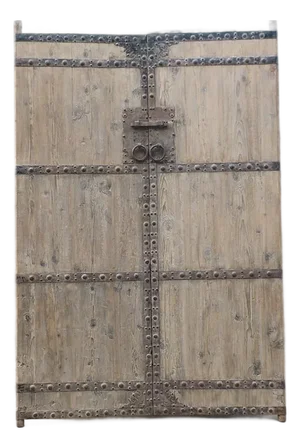 Antique Chinese Pine Compound Gate