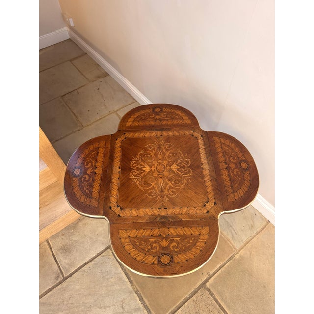 Antique 19th Century Marquetry Occasional Table For Sale - Image 11 of 13