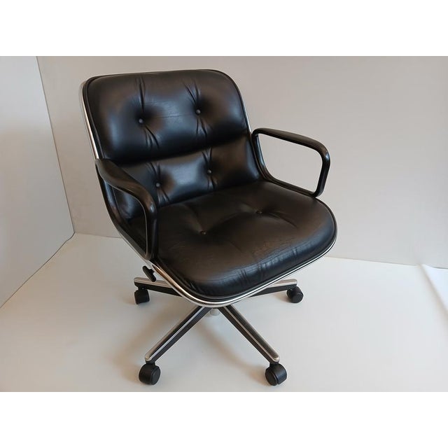Metal Executive Chair by Charles Pollock for Knoll Inc. / Knoll International For Sale - Image 7 of 18