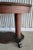 1910s Antique Oval Library Table Tiger Oak With Column Base Circa. 1890 For Sale - Image 5 of 13
