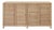 Matthew Izzo Home Evander Wrapped Rattan Four Door Buffet With Satin Brass Door Pulls For Sale