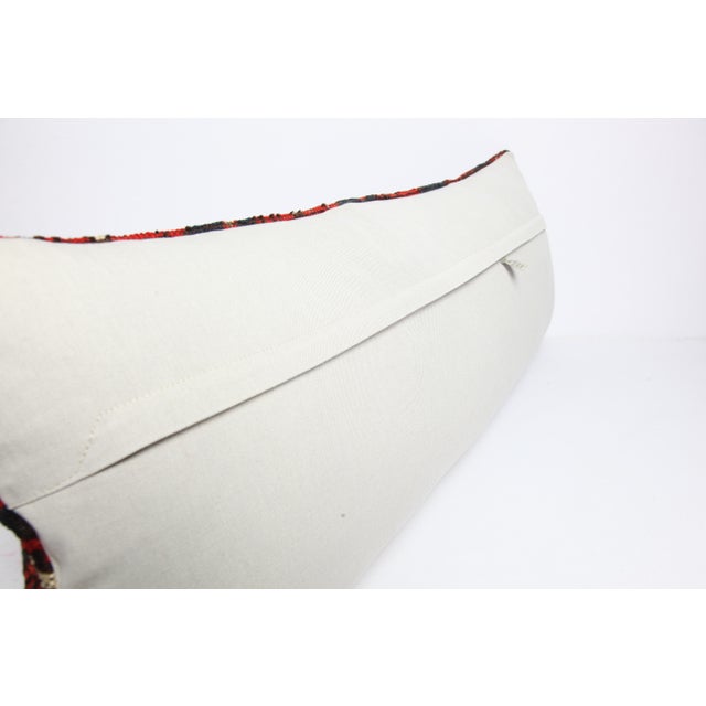 Textile Antique Turkoman Rug Bedding Pillow Cases -16'' X 40'' For Sale - Image 7 of 10