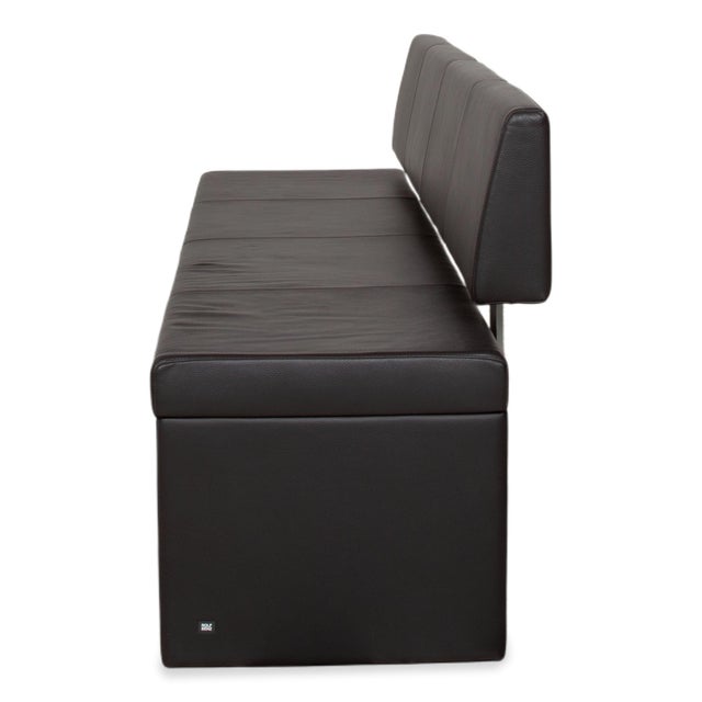 Leather 620 Bench in Brown from Rolf Benz For Sale - Image 13 of 14