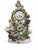 Antique German Porcelain Clock Garniture Set with Candelabra, 1890, Set of 3 For Sale - Image 13 of 15