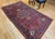 Red Vintage Persian Bidjar Rug, Hand-Knotted Wool, Geometric Pattern, Red & Blue, 5x8 For Sale - Image 8 of 18